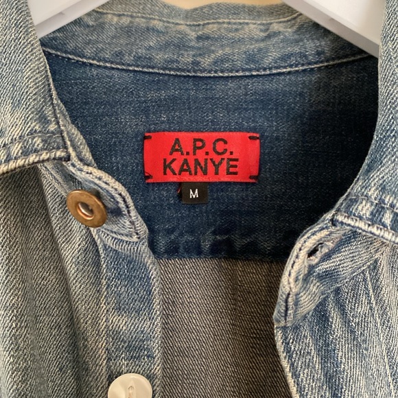A.P.C. X Kanye Denim shirt, Men’s M - Picture 3 of 9